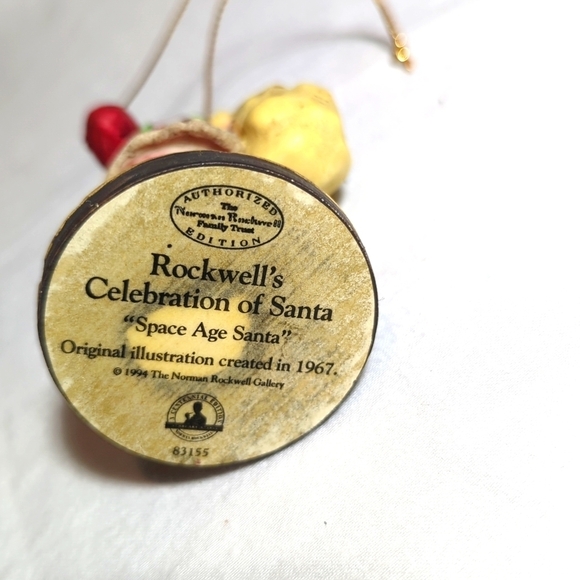 Rockwell's Celebration of Santa "Space Age Santa"1994 Authorized Edition Vintage - Picture 5 of 7